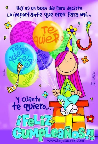 Te quiero mucho "Feliz Cumpleaño" | CUMPLEAÑOS | Pinterest | Te ...