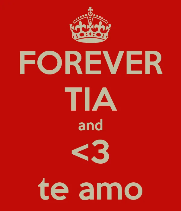 Te quiero tia - Imagui