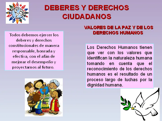 UN QUIJOTE SIN MANCHA ": Deberes y derechos ciudadanos...