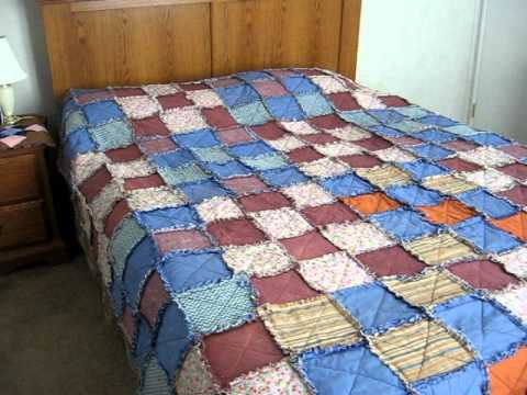 quilt o colcha deshilada ( ragged quilt) English annotations - YouTube quilt o colcha deshilada ( ragged quilt) English annotations - YouTube