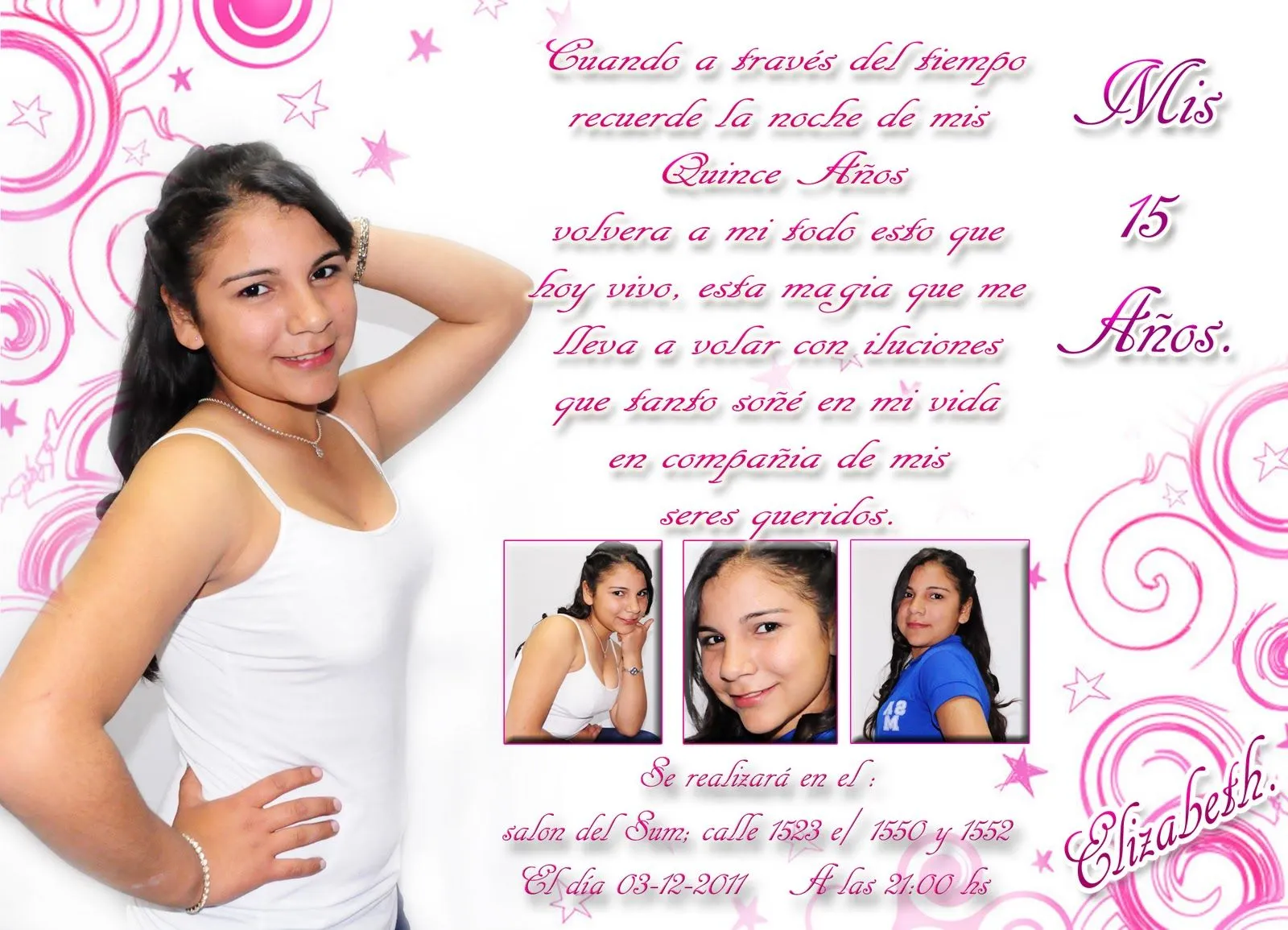 MIS QUINCE AÑOS | CREATIVOS DEL LITORAL MIS QUINCE AÑOS | CREATIVOS DEL LITORAL