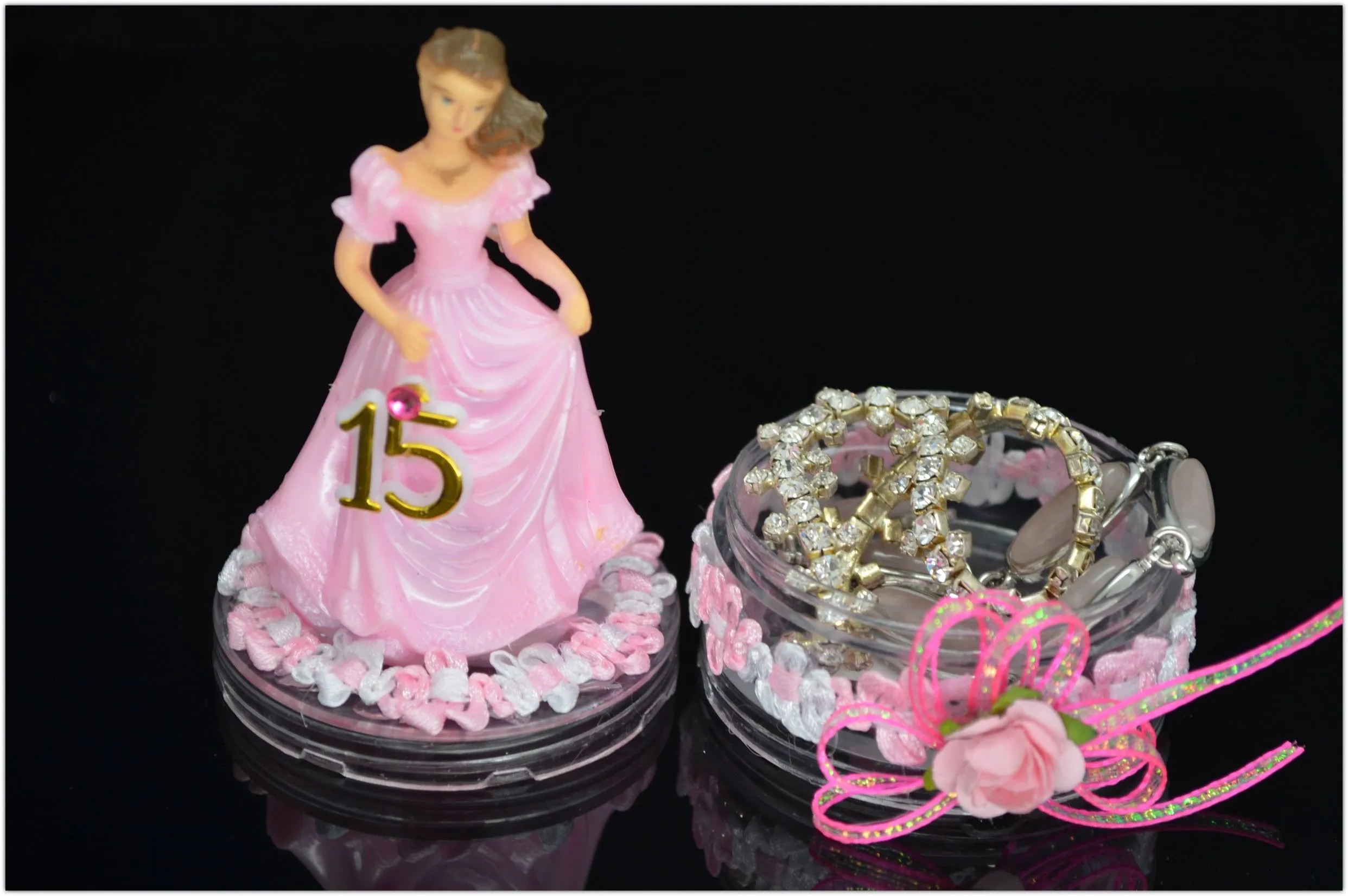 Quinceañera | Centros de mesas y recuerdos