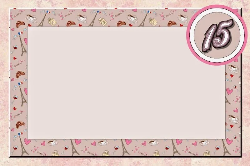 Quinceañera Morena en París: Invitaciones para Imprimir Gratis ... Quinceañera Morena en París: Invitaciones para Imprimir Gratis ...