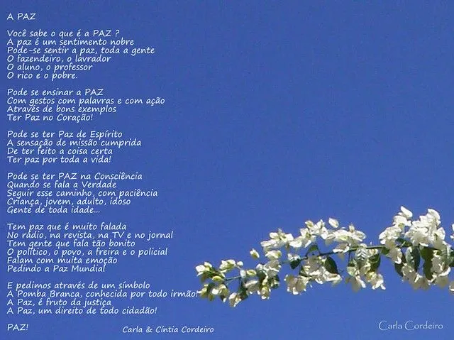 Quinta Flower com poesia e desejo de PAZ... | Flickr - Photo Sharing! Quinta Flower com poesia e desejo de PAZ... | Flickr - Photo Sharing!