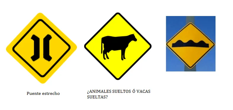 Qué me quiso decir con esto? Problemas con las señales de tránsito. | Qué me quiso decir con esto? Problemas con las señales de tránsito. |