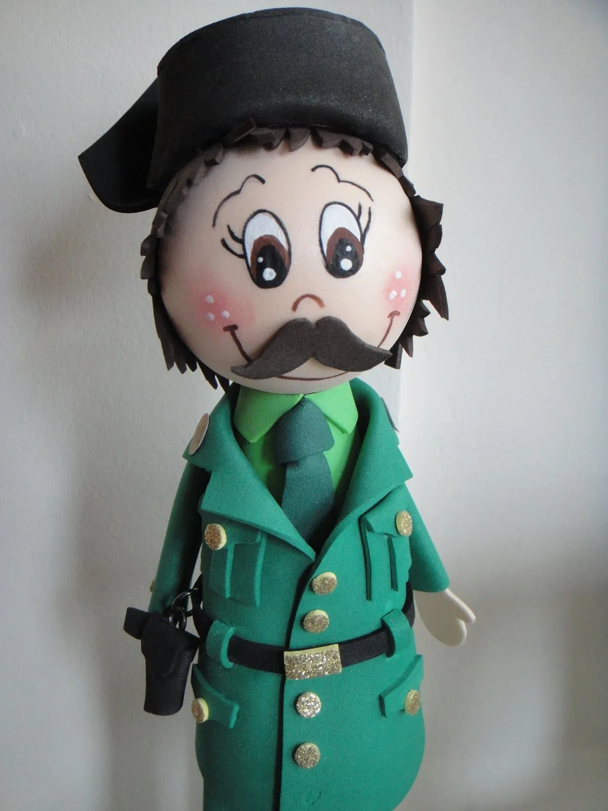 Mis "fofu" creaciones: Fofucho Guardia Civil Mis "fofu" creaciones: Fofucho Guardia Civil