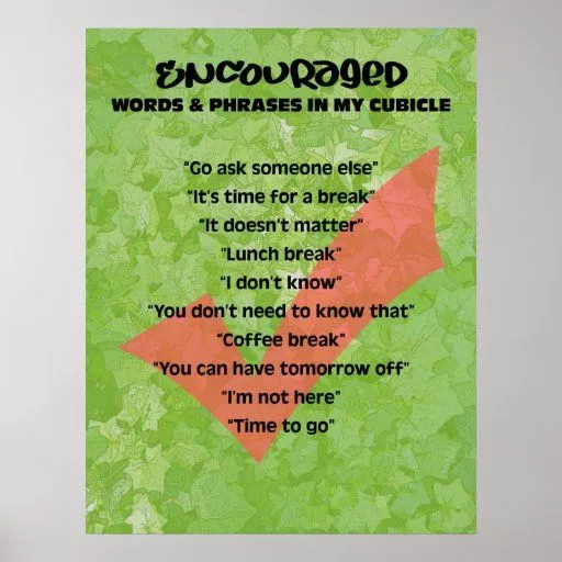 el "theCUBICLE" animó palabras y frases Impresiones | Zazzle el "theCUBICLE" animó palabras y frases Impresiones | Zazzle