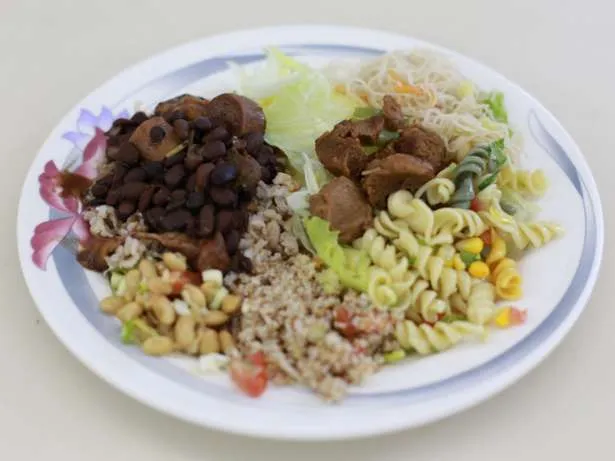 Por R$ 25, Templo Zu Lai serve almoço vegetariano em Cotia | | Vegê Por R$ 25, Templo Zu Lai serve almoço vegetariano em Cotia | | Vegê