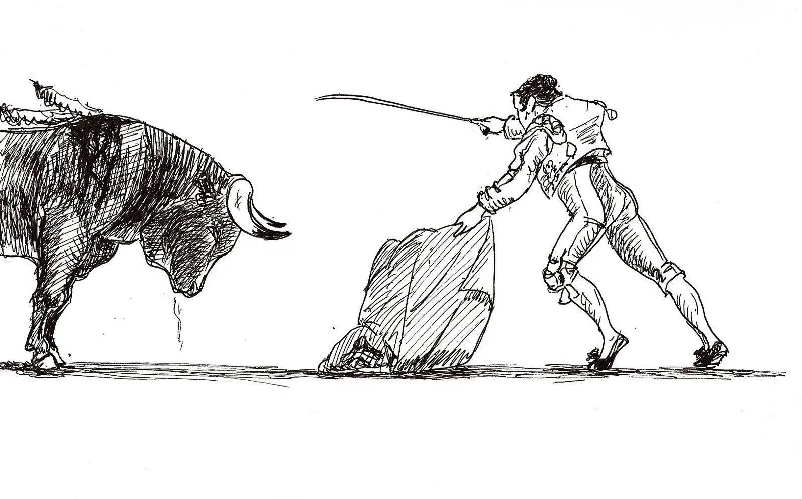 Hasta el rabo todo es toro: El volapié, por Dominguín