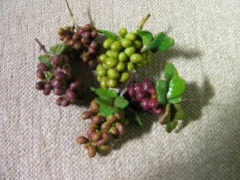 COMO HACER UN RACIMO DE UVAS - YouTube