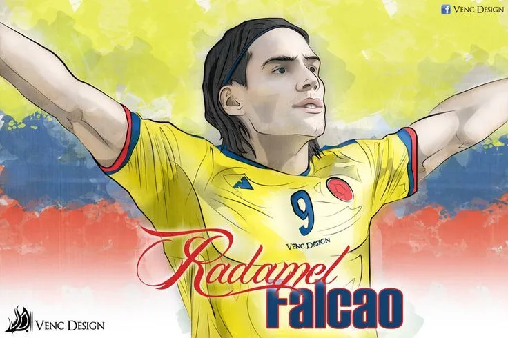 Radamel Falcao seleccion Colombia ilustracion caricatura - Venc ... Radamel Falcao seleccion Colombia ilustracion caricatura - Venc ...