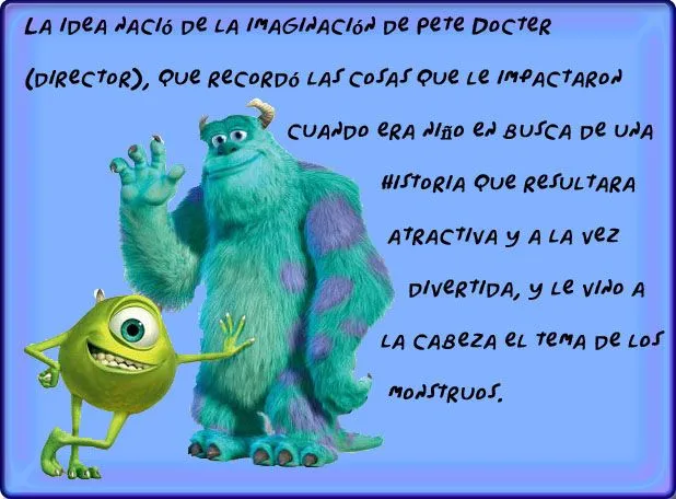 radio CECAM: Monsters Inc: algunas curiosidades.. radio CECAM: Monsters Inc: algunas curiosidades..