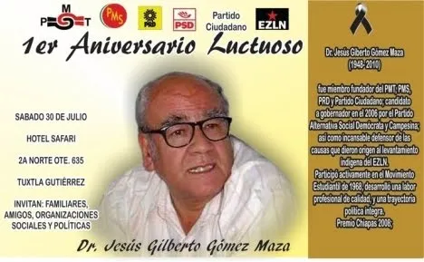 radioproletariachiapas: 1er. Aniversario Luctuoso Dr. Gilberto ...
