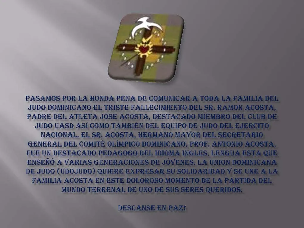 Rafelo: Luctuosa: fallecimiento del Prof. Ramón Acosta Rafelo: Luctuosa: fallecimiento del Prof. Ramón Acosta