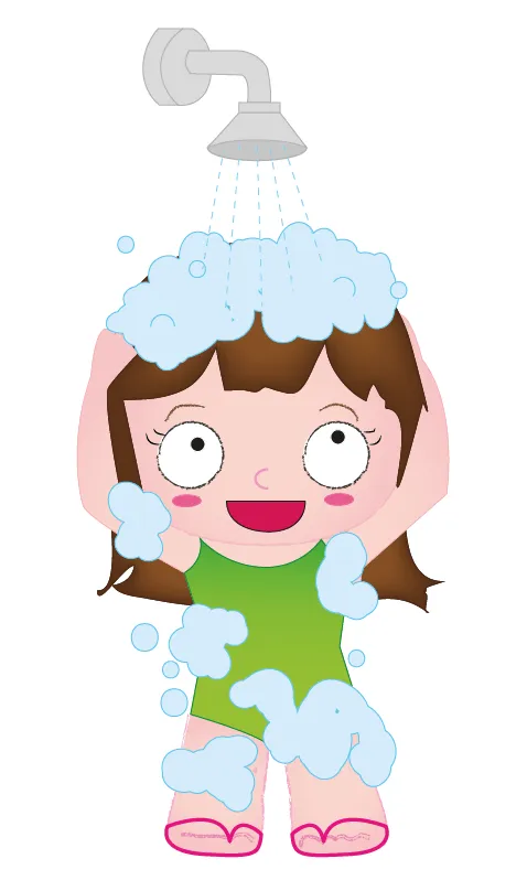 Rainbows, lollipops and zombies: Ilustración para duchas Rainbows, lollipops and zombies: Ilustración para duchas