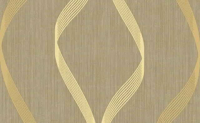 Raised Print Swirl Wallpaper, Beige, Tan, and Grey - contemporary ...