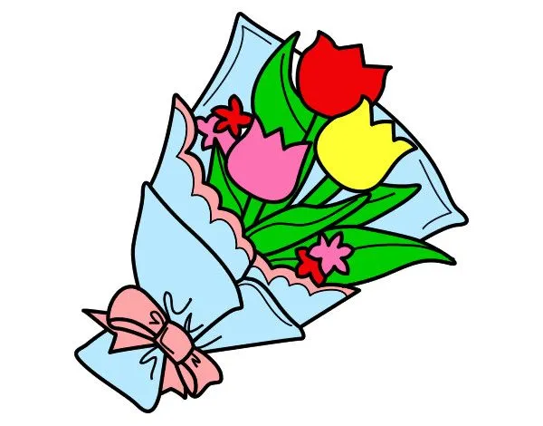 Dibujo de Ramo de tulipanes pintado por Pinktita86 en Dibujos.net ... Dibujo de Ramo de tulipanes pintado por Pinktita86 en Dibujos.net ...