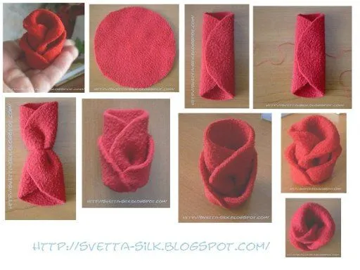 ramo de rosas con fieltro | Aprender manualidades es facilisimo.com ramo de rosas con fieltro | Aprender manualidades es facilisimo.com