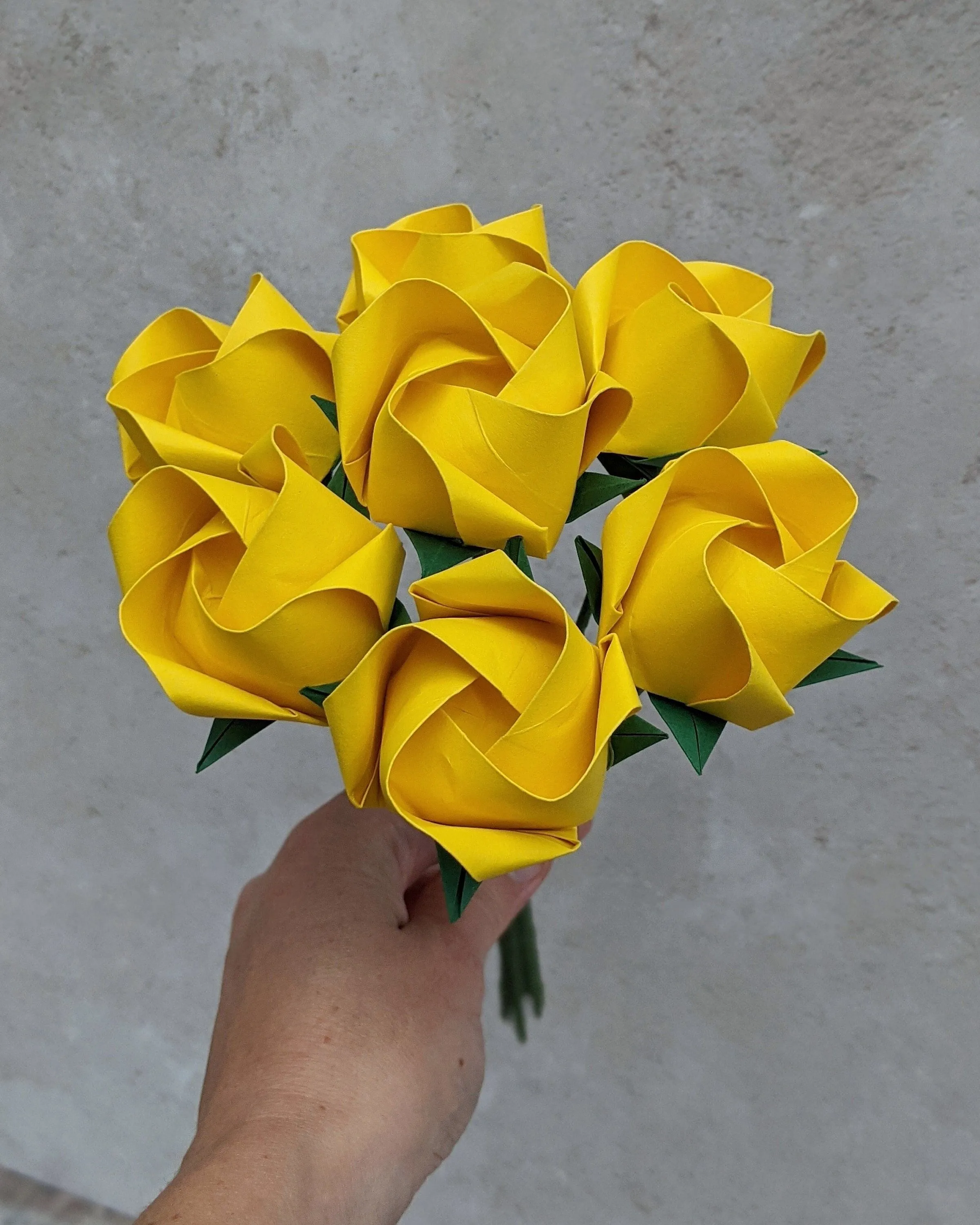Ramo de rosas de papel amarillas flores de origami regalo de - Etsy México Ramo de rosas de papel amarillas flores de origami regalo de - Etsy México