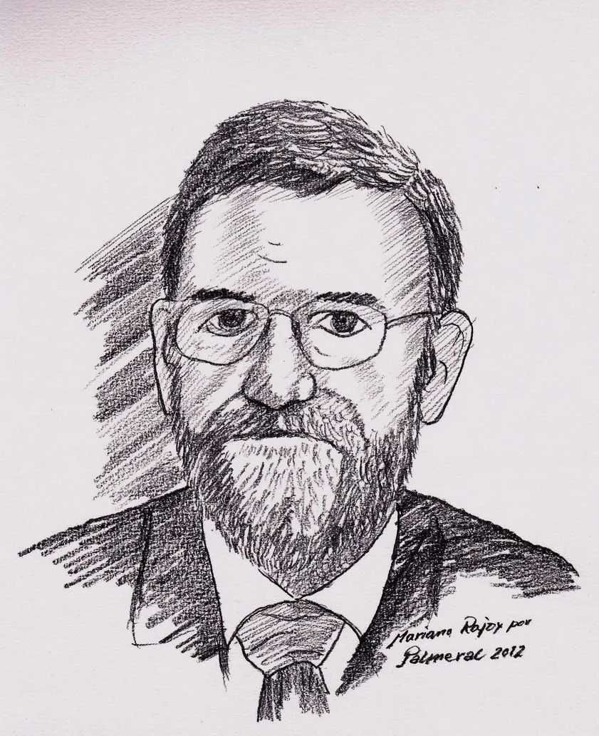 Ramón PALMERAL: Mariano Rajoy, por Palmeral (dibujo a lápiz) Ramón PALMERAL: Mariano Rajoy, por Palmeral (dibujo a lápiz)