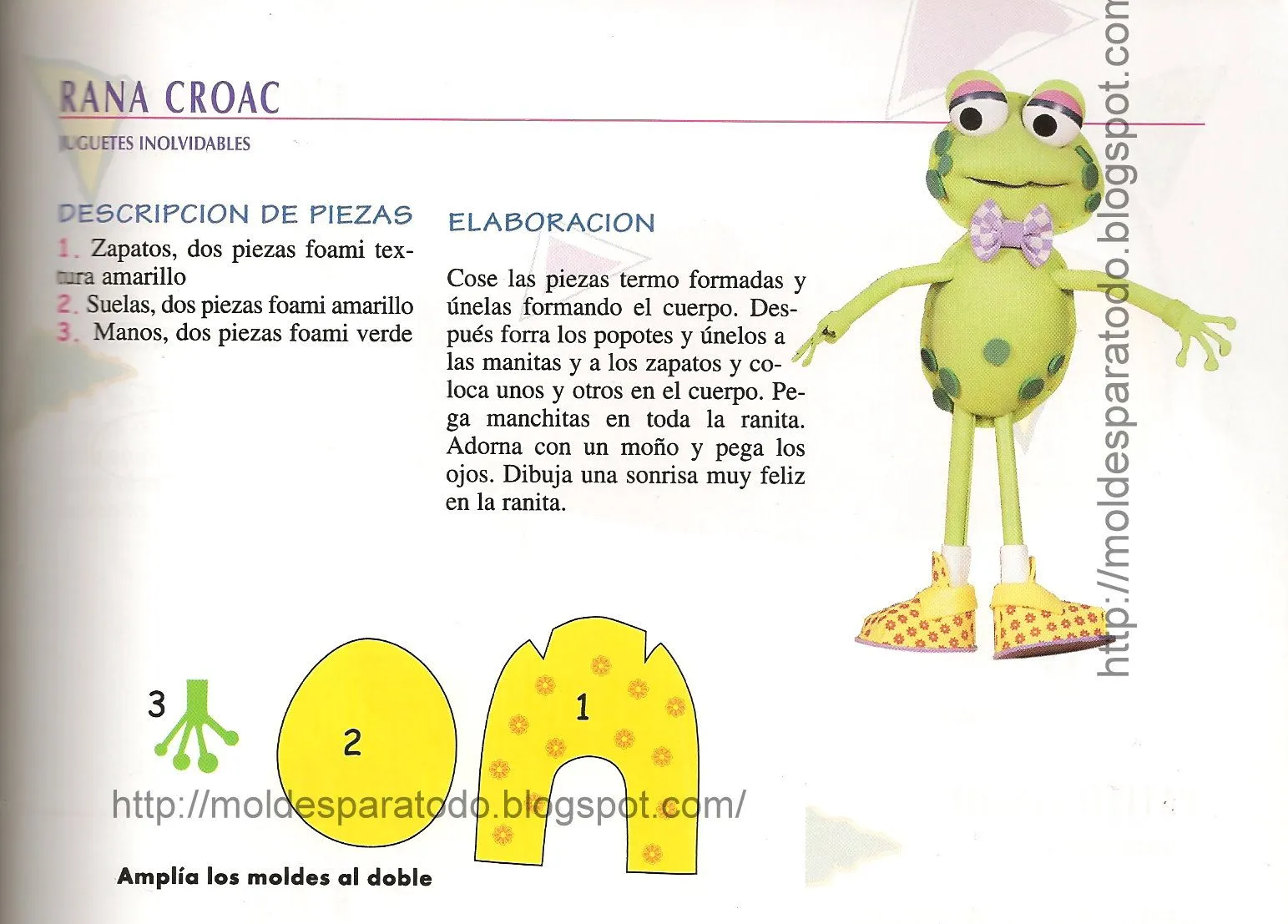 Rana croac en fomi *