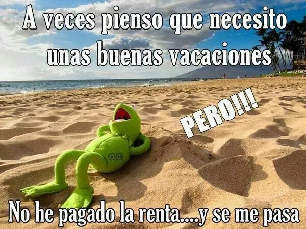 La rana Rene - Vacaciones | Frases / Mensajes | Pinterest