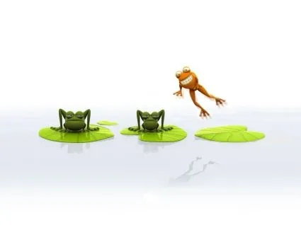 Las ranas divertidas Fondos Personajes 3D 3D 3D - Wallpapers para ...