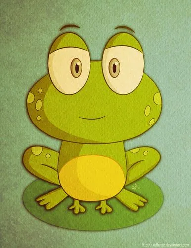 A random Frog By kellerac | Nature Cartoon | TOONPOOL