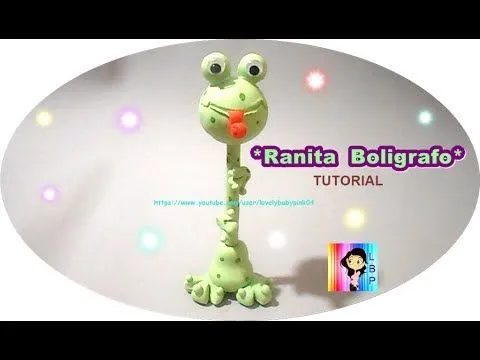 Ranita paso a paso (Boligrafo Decorado) porcelana fria - Tutorial ...