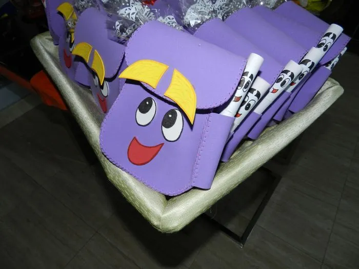 Invitaciónes de Dora la exploradora hechas a mano - Imagui