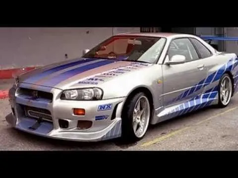 rapido y furioso 1,2,3,4,5 todos los autos de la saga - YouTube