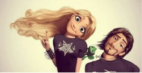 rapunzel y eugene | Tumblr