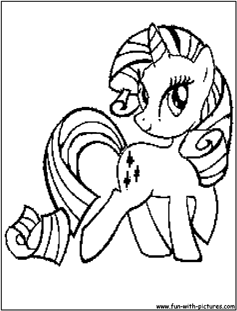 rarity para colorear Colouring Pages