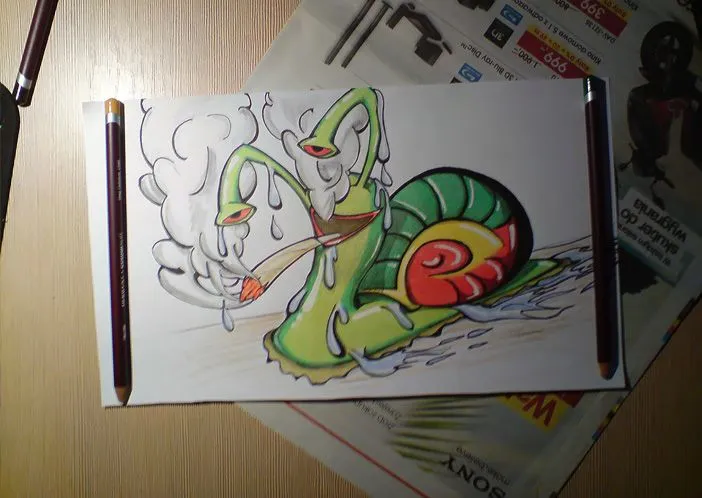 Rasta snail by Dan322 on DeviantArt