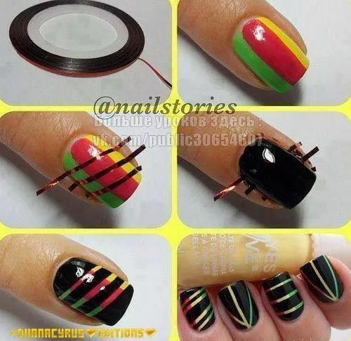 Unas Rastas :* /SWAG/ | nails | Pinterest