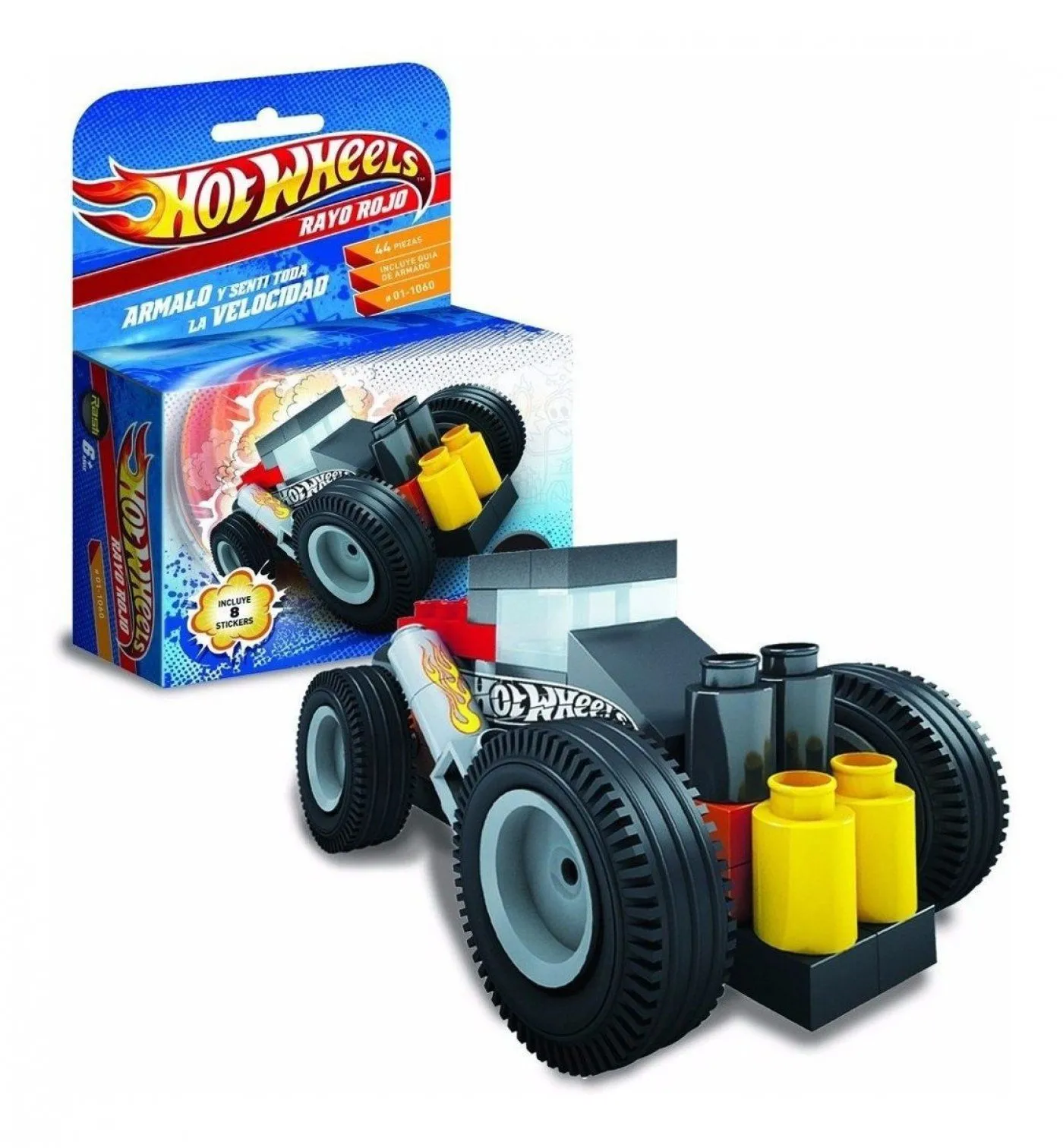 Rasti / Hot Wheels - Rayo Rojo Auto para Armar Rasti / Hot Wheels - Rayo Rojo Auto para Armar