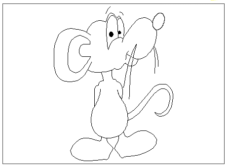 Ratones animados para colorear - Imagui