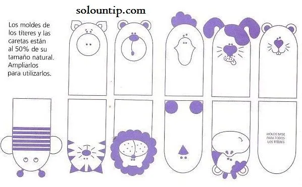 Titeres de foami para niños ~ Solountip.com Titeres de foami para niños ~ Solountip.com
