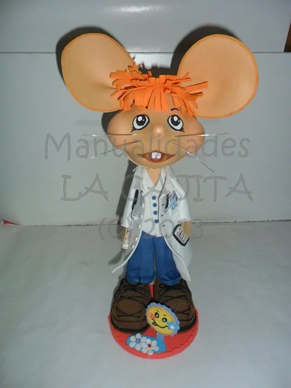 Ratones de goma eva - Imagui
