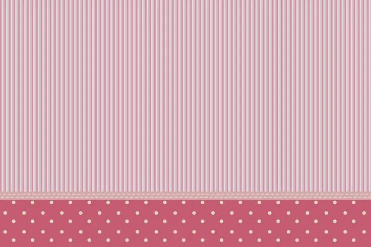 Rayas y Lunares Blanco y Rosa: Invitaciones para Imprimir Gratis ... Rayas y Lunares Blanco y Rosa: Invitaciones para Imprimir Gratis ...