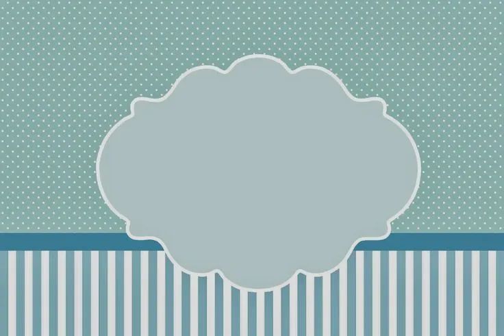 Rayas y Lunares Celeste y Blanco: Invitaciones para Imprimir ... Rayas y Lunares Celeste y Blanco: Invitaciones para Imprimir ...