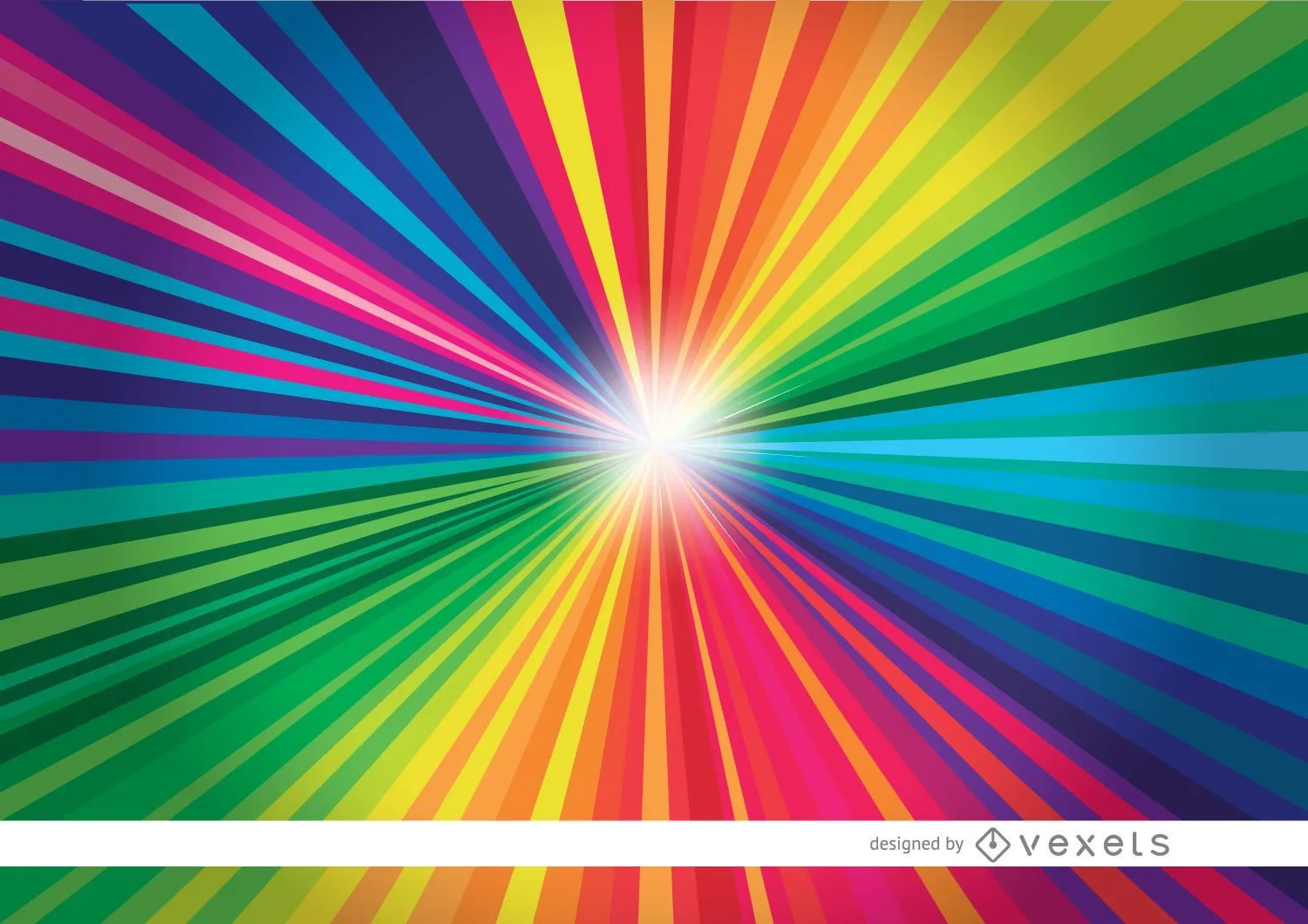 Rayas radiales coloridas fondo claro - Descargar vector Rayas radiales coloridas fondo claro - Descargar vector