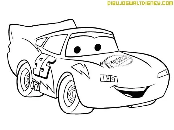 rayo mcqueen para colorear - Buscar con Google | colorear dibujar ...