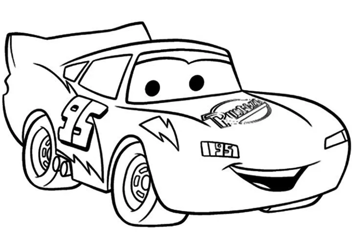 Rayo mcqueen for coloring - Imagui