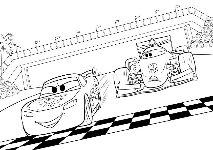 Rayo McQueen y Francesco :: Cortos Disney Pixar Cars