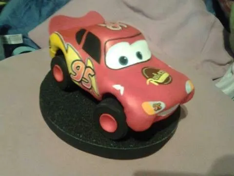 Rayo McQueen en goma eva | fofus cars | Pinterest