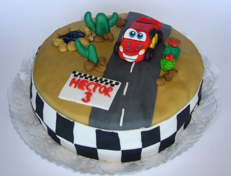 Rayo McQueen!! Tarta para Hector! | cocina2punto0