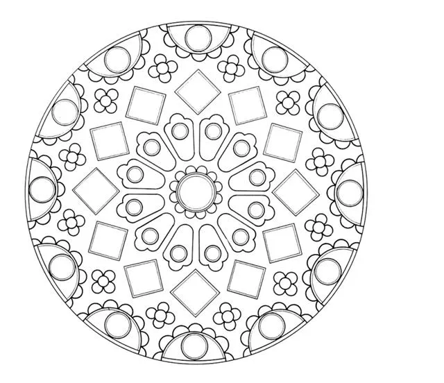 Mandala para Pintar con AMOR y Creatividad