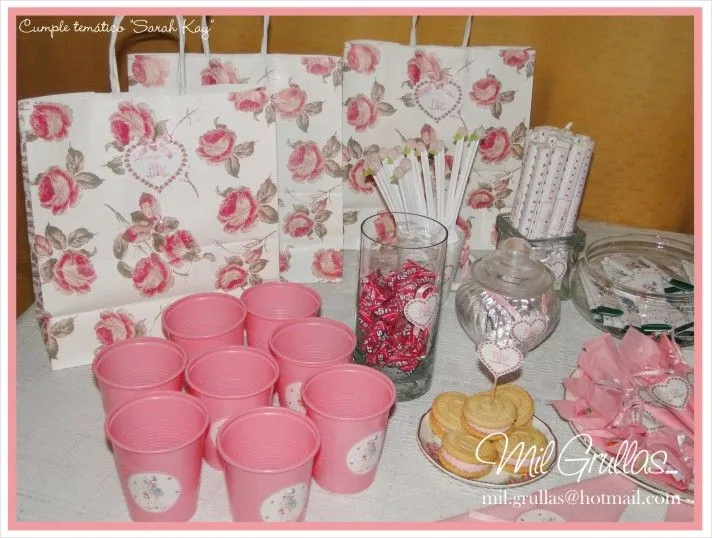 Siempre hay una razón... Detalles para eventos: Cumple de Pili ...