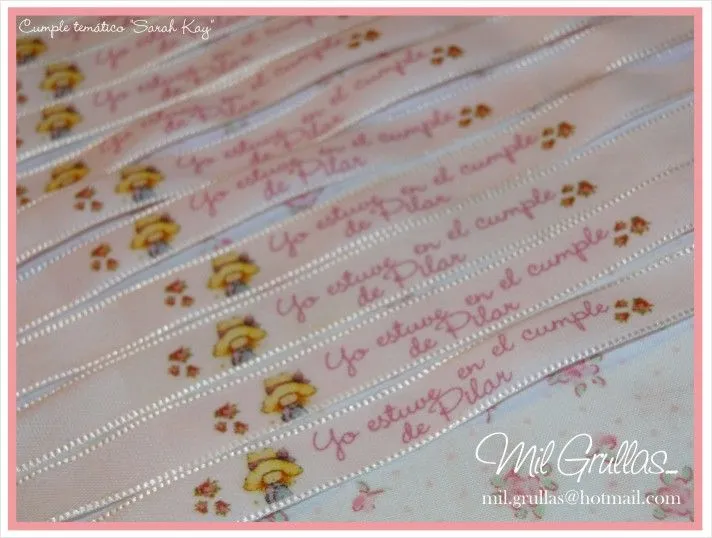 Siempre hay una razón... Detalles para eventos: Cumple de Pili ...
